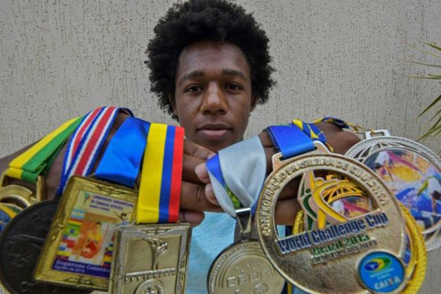 Brazilian gymnast Angelo Assumpcao believes his career was derailed after he spoke out against the racism he was subjected to by his white teammates (AFP photo)