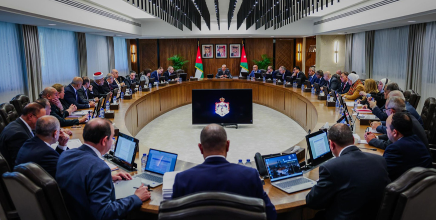 The Cabinet on Wednesday approves a series of key legislative reforms to bolster Jordan’s economic stability and foster development across several sectors (Petra photo)
