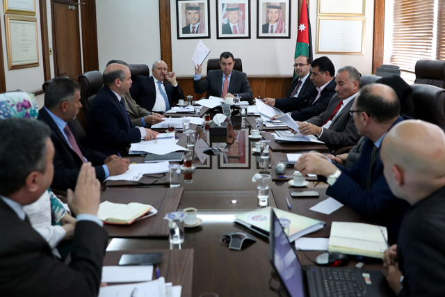 Planning and International Cooperation Minister Imad Fakhoury heads the higher ministerial committee for agricultural census on Tuesday (Photo courtesy of Ministry of Planning and International Cooperation)