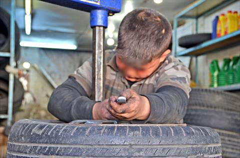The National Child Labour Survey in 2016 showed that close to 76,000 children in Jordan are engaged in economic activitiy, 60 per cent of whom are engaged in hazardous work (File photo)