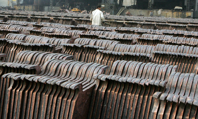 China accounts for around half of the world's copper production (AFP photo)