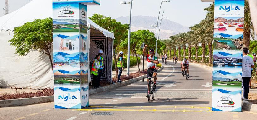 The ‘Dead2Red Cycling Race’ organised by Amman Road Runners will begin on November 12, according to a statement from Ayla Oasis Development Company (Photo courtesy of Ayla Oasis Development Company)