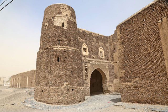 This photo taken on February 24, shows a view of the walls of the ancient city of Zabid, a UNESCO World Heritage Site currently on the list of World Heritage in danger, in Yemen's Western Hodeidah province (AFP photo)
