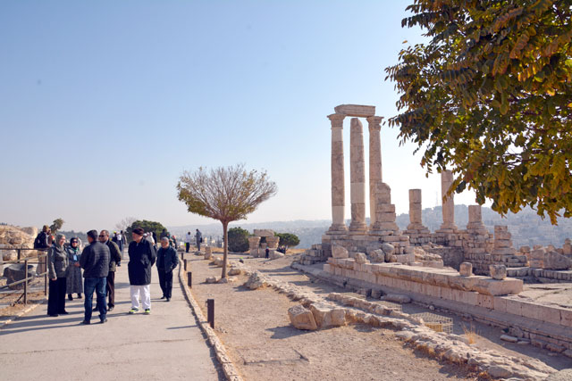 A recent photo of the Amman Citadel. The Department of Antiquities says that Jordan’s sites and monuments, as testimonies to the breadth of human innovation, should be respected and saved (Photo by Amjad Ghsoun)