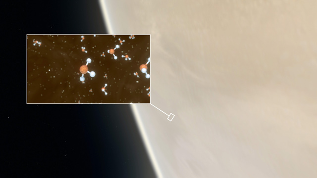This handout photo made available on Monday by the European Southern Observatory shows an artistic impression depicting our Solar System neighbour Venus, where scientists have confirmed the detection of phospine molecules (AFP photo)