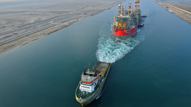 The Suez Canal accounts for roughly 10 per cent of global maritime trade and is a vital source of foreign currency for economically-battered Egypt (AFP photo)