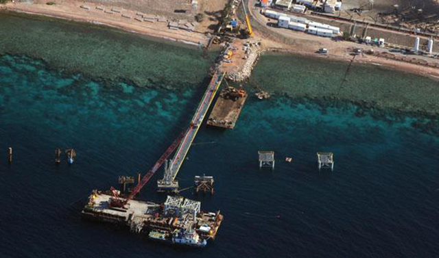 Minister of Energy and Mineral Resources Saleh Kharabsheh on Thursday says that the Ministry and the Qatar Fund for Development (QFFD) have signed a grant agreement to supply Syria with gas via Jordanian territory (JT file)