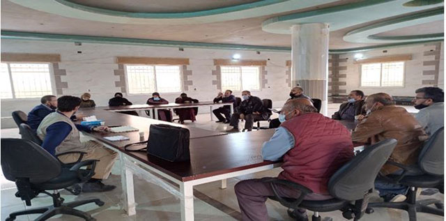 The Food and Agriculture Organisation team on Wednesday met with the Water User Association in Al Ghadeer Al Abyad Dam area in Mafraq Governorate to conduct training courses (Photo courtesy of FAO)