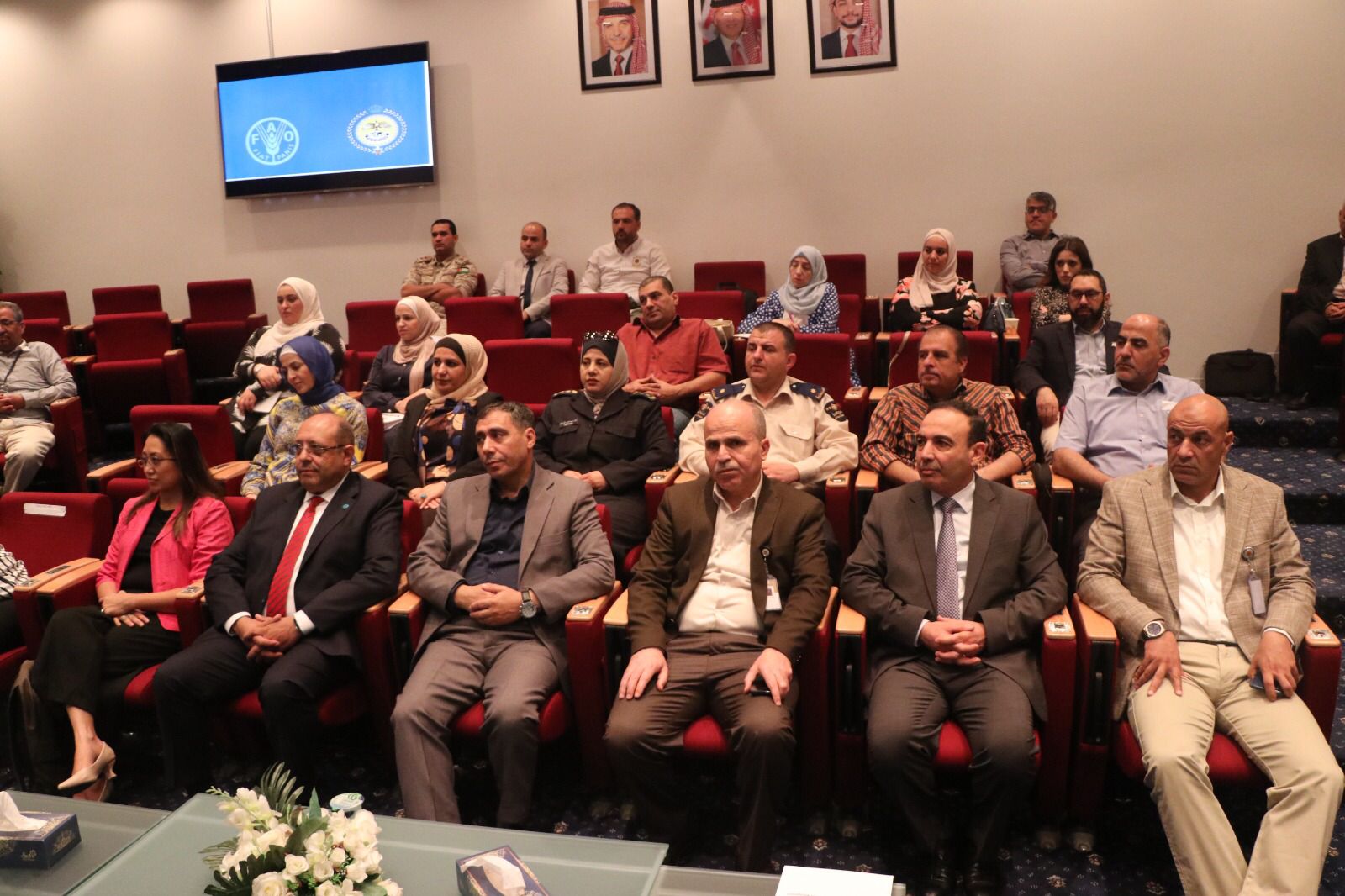 Participants during a training session organised by the Food and Agriculture Organisation of the United Nations, in cooperation with the National Centre for Security and Crisis Management (Photo courtesy of FAO)