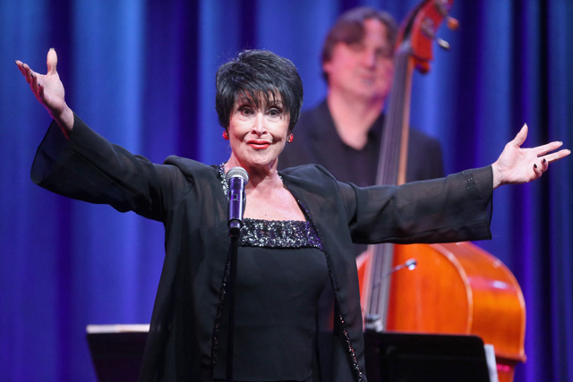 Singer Chita Rivera performs during ‘Great Performances: Chita Rivera’ at the PBS portion of the 2015 Summer TCA Tour at The Beverly Hilton Hotel on August 2, 2015 in Beverly Hills, California (AFP photo)