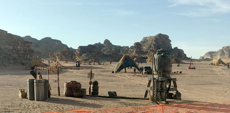 Wadi Rum is one of the main destinations bringing filmmakers to Jordan, the Royal Film Commission told The Jordan Times on Sunday. Director J.J. Abrams recently chose the site for his upcoming film Star Wars: Episode IX  (Photo courtesy of Starwarsnewsnet.com)