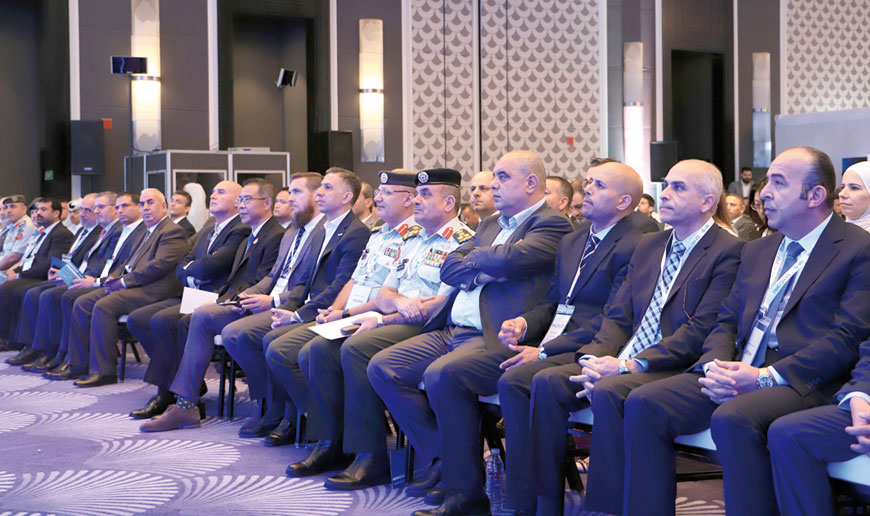 Guests during the inauguration of the Financial Technologies and Cyber Security Exhibition and Conference on Tuesday  (Petra photo)