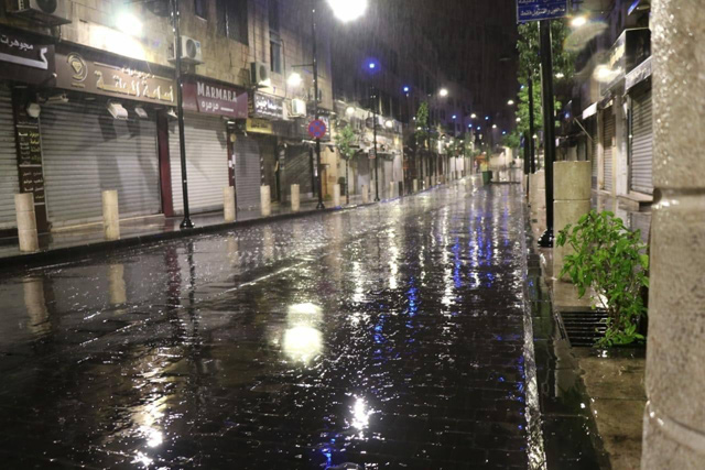 Greater Amman Municipality (GAM) on Monday reiterates its preparedness for winter season amid cold air mass, heavy rains that started impacting the Kingdom on Monday (Photo courtesy of GAM Facebook page)