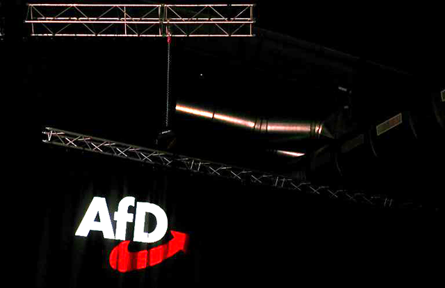 The AfD's strength is waning as that of Merkel is on the rise (AFP photo)