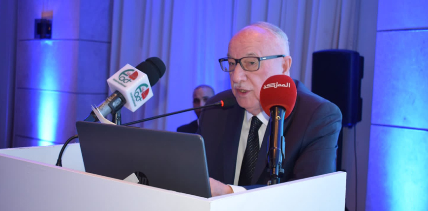 Minister of Public Works and Housing Yahya Kisbi speaks during the Habitat for Humanity regional housing forum on Wednesday (Petra Photo)