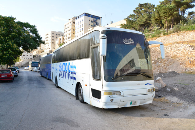Head of the Hajj and umra committee Majdy Btoush on Wednesday said that no bus will be allowed to leave the country before obtaining the necessary departure permits (Photo by Amjad Ghsoun)