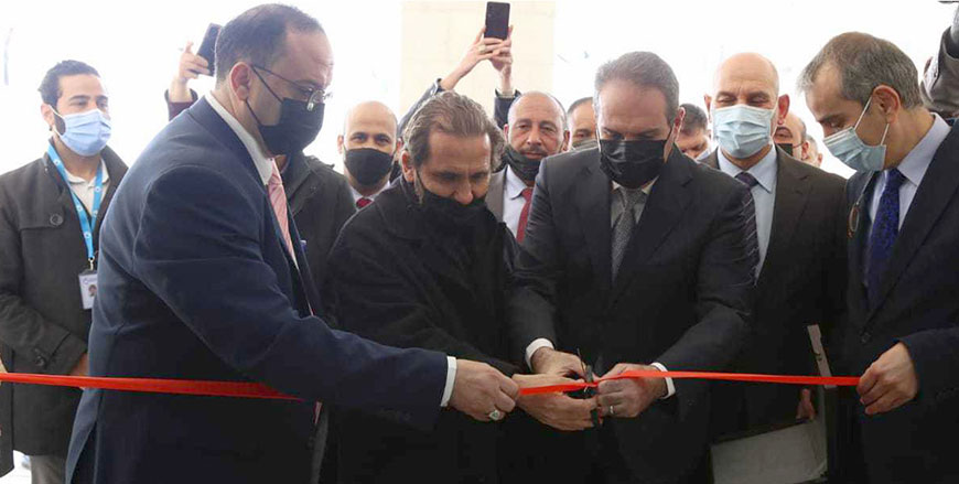 In the presence of HRH Prince Mired, Health Minister Feras Al Hawari inaugurates the first department to provide rehabilitation services for persons with disabilities at the Qweismeh Comprehensive Health Centre on Sunday (Petra photo) 