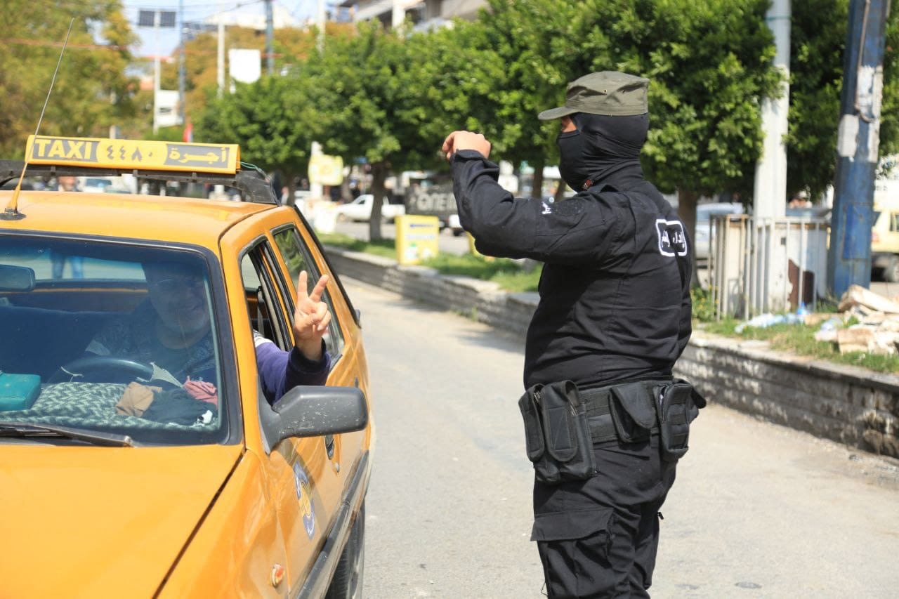 This handout photo provided by Syria's SANA news agency's Telegram channel shows a member of the Syrian forces manning a checkpoint in Latakia on March 9, 2025 (AFP photo)