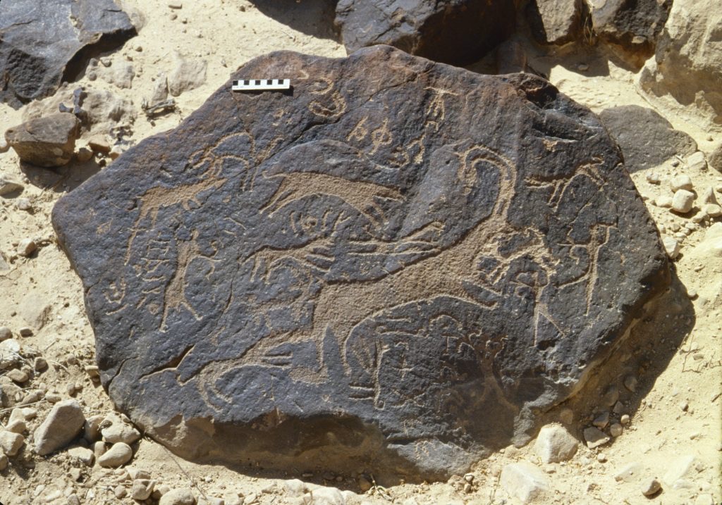 A petroglyph found in Wadi Rum (Photo courtesy of ACOR)