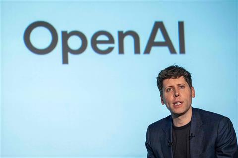 OpenAI CEO Sam Altman attends a talk session with SoftBank group Chairman and CEO Masayoshi Son in Tokyo on February 3, 2025. Japan's SoftBank Group will form a joint venture with US tech giant OpenAI to offer advanced artificial intelligence to businesses, SoftBank chief executive Masayoshi Son announced on February 3 (AFP photo)