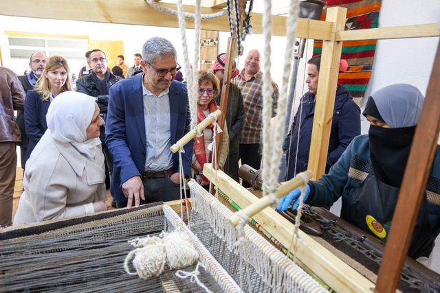 The project facilitates 130 job opportunities, training 50 women and 50 youth in waste management (Photo courtesy of UNDP)