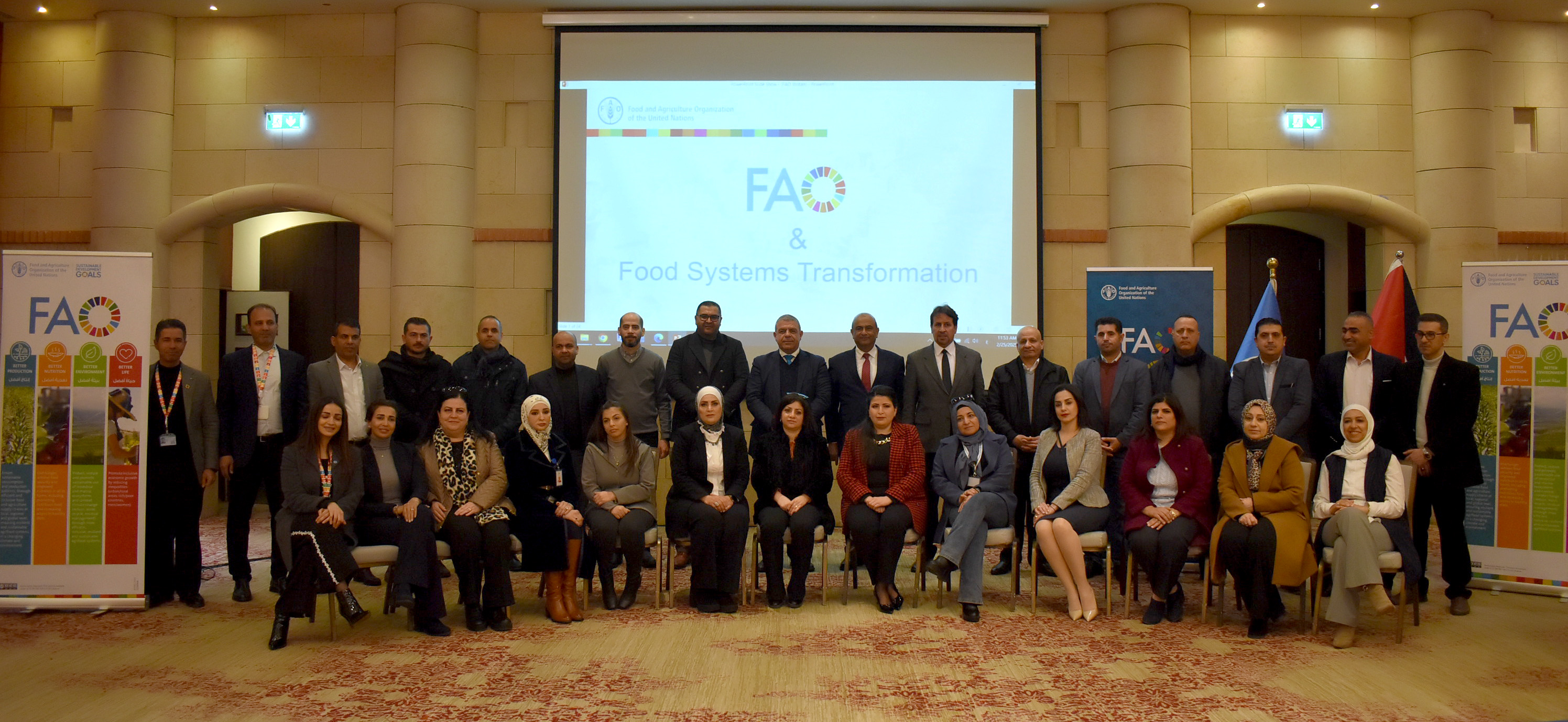  The Food and Agriculture Organisation in Jordan, in cooperation with the Ministry of Agriculture and the National Agricultural Research Centre, announces two projects designed to bolster the Kingdom's agricultural sector, enhance food security, and improve livelihoods (Photo courtesy of FAO)