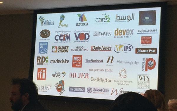 More than 35 leading media outlets, including The Jordan Times, signed up as founding members of the Media Compact (Photo courtesy of UN Women)