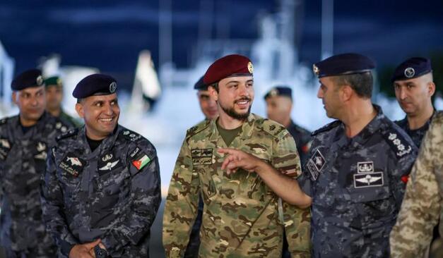 HRH Crown Prince Hussein on Thursday joins the Naval Force and Royal Boats Command, and the 71st Special Battalion’s Maritime Counterterrorism Team of the King Abdullah II Royal Special Forces Group for iftar on Thursday  (Photo courtesy of Royal Court)