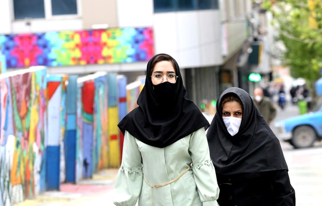 Iranian officials have argued that despite continuing deaths from the coronavirus, the economy must reopen if it is to survive diminishing oil and tax revenues coupled with US sanctions (AFP photo)