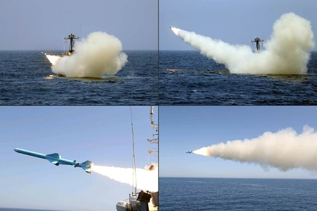 Iran said the tests involved both short- and long-range missiles designed and produced by the defence ministry and the navy (AFP photo)