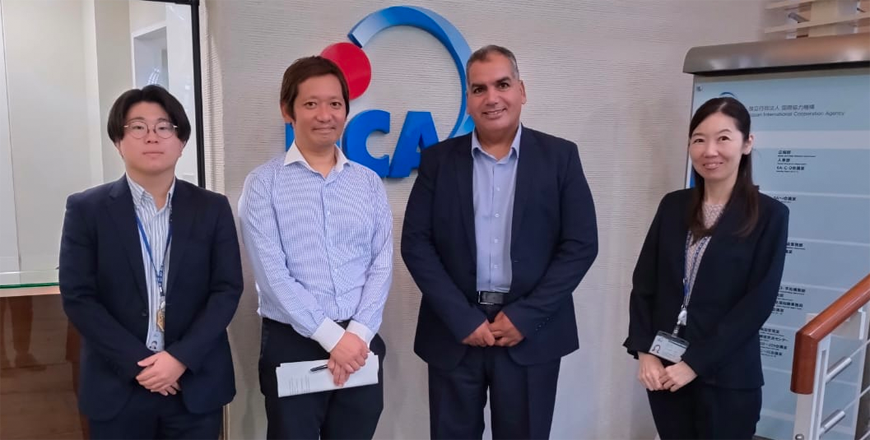 Director of the Middle East Division at the Japan International Cooperation Agency (JICA) Tosaka Sota emphasises the significance of the 50-year partnership between Jordan and JICA (Petra photo)