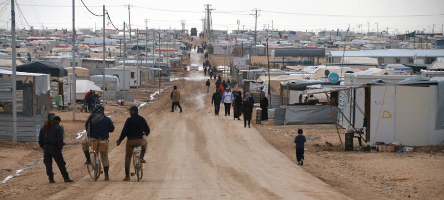 A view of the Zaatari camp for Syrian refugees, some 90km northeast of Amman (File photo)