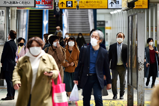 The state of emergency in Japan will cover Tokyo (AFP photo)