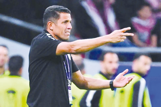 Jordan’s Moroccan coach Hussein Ammouta (AFP photo)