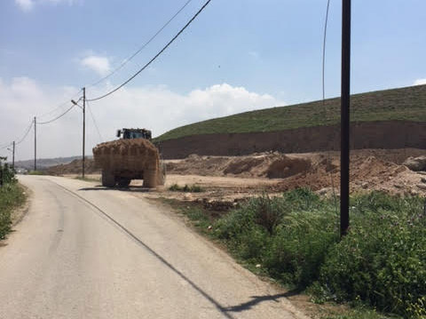 According to Jordanian scholar Zeidan Kafafi many archaeological sites were either completely or partially bulldozed (Photo courtesy of Zeidan Kafafi)