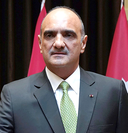 Prime Minister-designate Bisher Khasawneh
