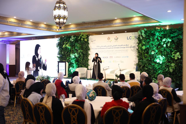 The conference aims to raise environmental awareness, and highlight innovative youth-led projects and initiatives addressing the impacts of climate change (UNICEF photo)