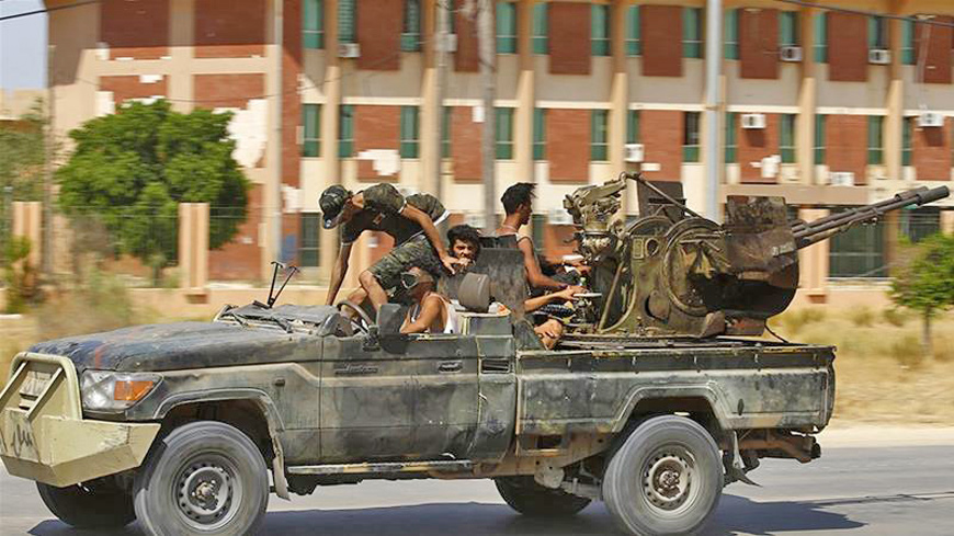 On December 27, the GNA forces announced they had made progress in the Tripoli airport area and captured 10 LNA soldiers south of the capital  (AFP photo)
