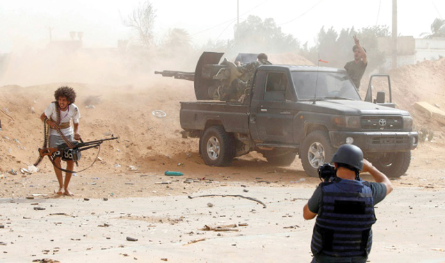 Libya has been torn by fighting between rival armed factions since a 2011 NATO-backed uprising killed Muammar Qadhafi and toppled his regime (AFP file photo)
