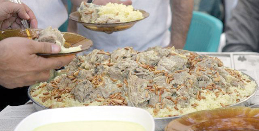 Jordan’s national dish mansaf was inscribed on the Representative List of the Intangible Cultural Heritage of Humanity (File photo)