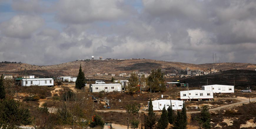A general view shows the Jewish settler outpost of Amona in the West Bank, November 16, 2016   (Reuters file photo)