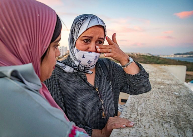Thousands of Moroccans who once crossed into the Spanish enclaves of Ceuta and Melilla on the North African coast to work each day have lost their jobs because the borders are closed (AFP photo)