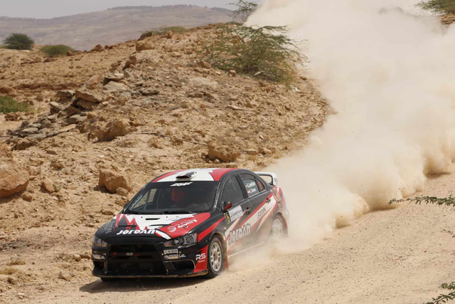 Attiyah claimed his 85th career victory and a record-breaking 16th in Jordan since 2003 (Photo courtesy of Jordan Rally)