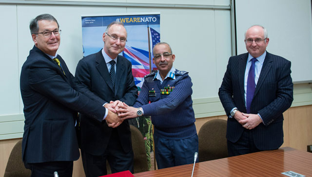 An agreement was signed recently launching the Fourth Mediterranean Dialogue Trust Fund with Jordan (Photo courtesy of NATO website)