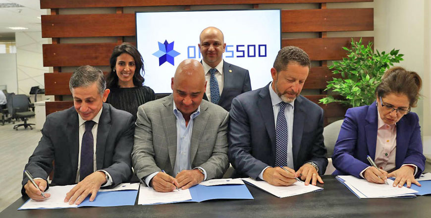 A recent signing ceremony to launch Oasis500’s second investment fund  (Petra photo)
