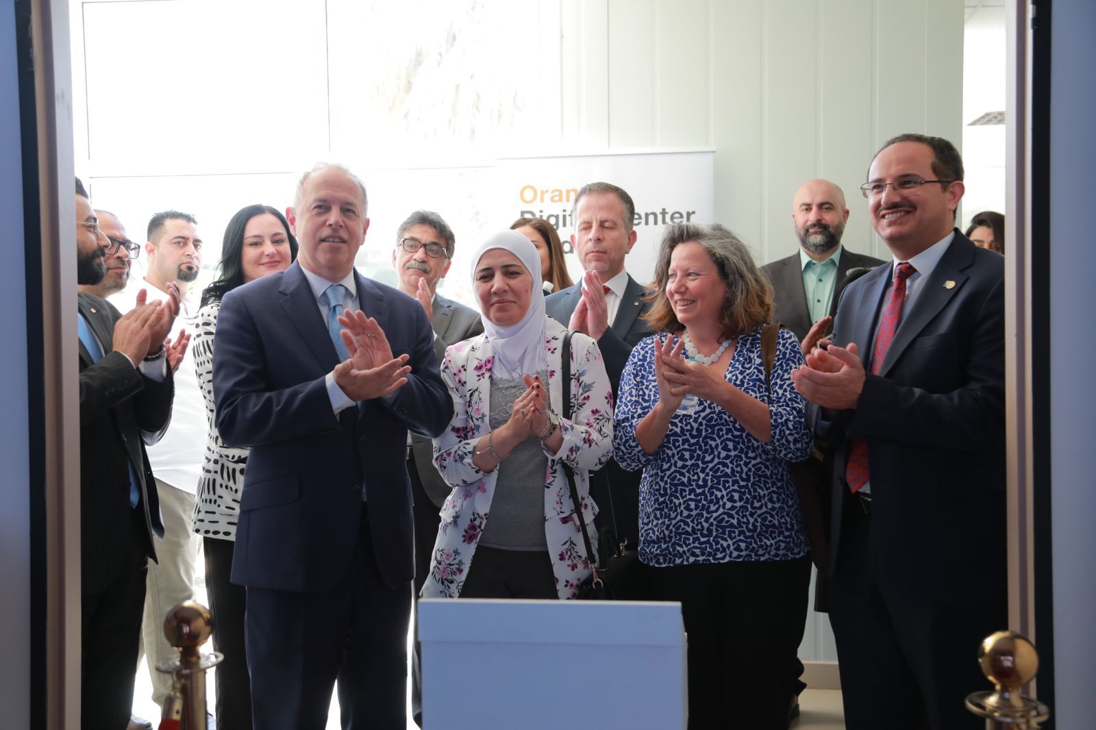 Guests during the inauguration of Orange Digital Centre Club at the German Jordanian University (Photo courtesy of Orange Jordan)