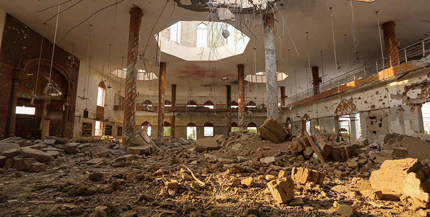  A general view of a damaged structure of an Islamic seminary after Indian strikes in Ahmedpur Sharqia, about 7 kilometers from Bahawalpur in Pakistan's Punjab province, on May 7, 2025 (AFP photo)
