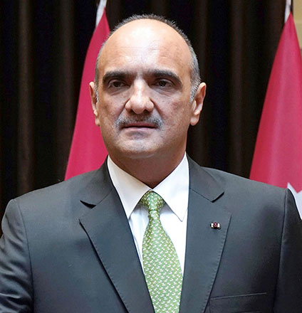 Prime Minister and Minister of Defence Bisher Al Khasawneh 