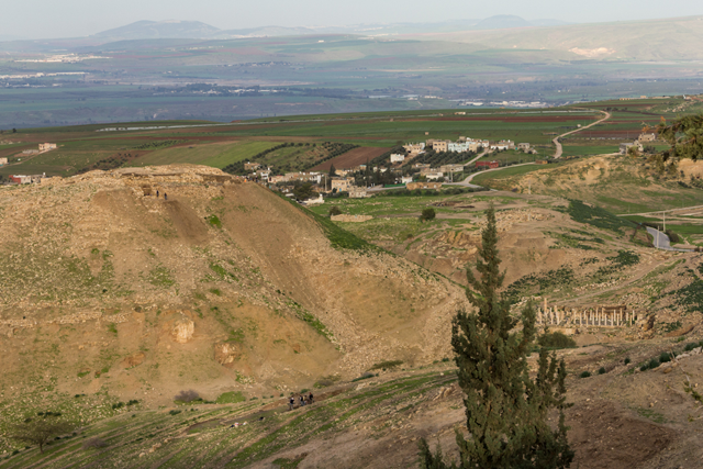 Ancient Pella, a site located some 100 km northwest of Amman has a long history of occupation that goes back to the Bronze Age (Photo of Bob Miller)