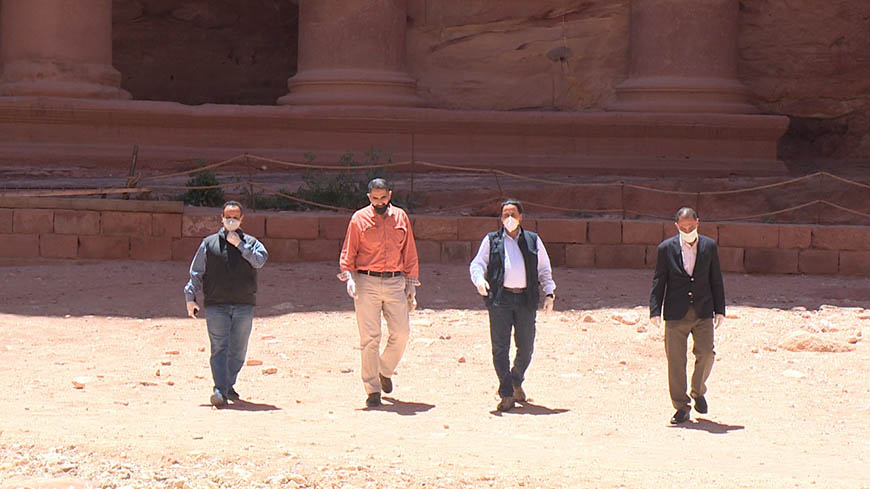 The rose-red city of Petra will witness archaeological excavations to unearth the front courtyard of the Treasury, Petra’s iconic façade, the Petra Development and Tourism Region Authority announced on Sunday   (Photo courtesy of PDTRA)